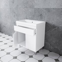 Set dulap cu lavoar Supraten Dijon 75 + TG 8057 (White) Thumb