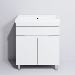 Набор тумбы с раковиной Supraten Dijon 85 + 1085 (White) Thumb