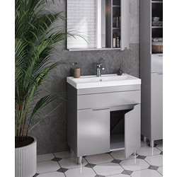 Set dulap cu lavoar Supraten Dijon 90 + TG 8059 (Grey)