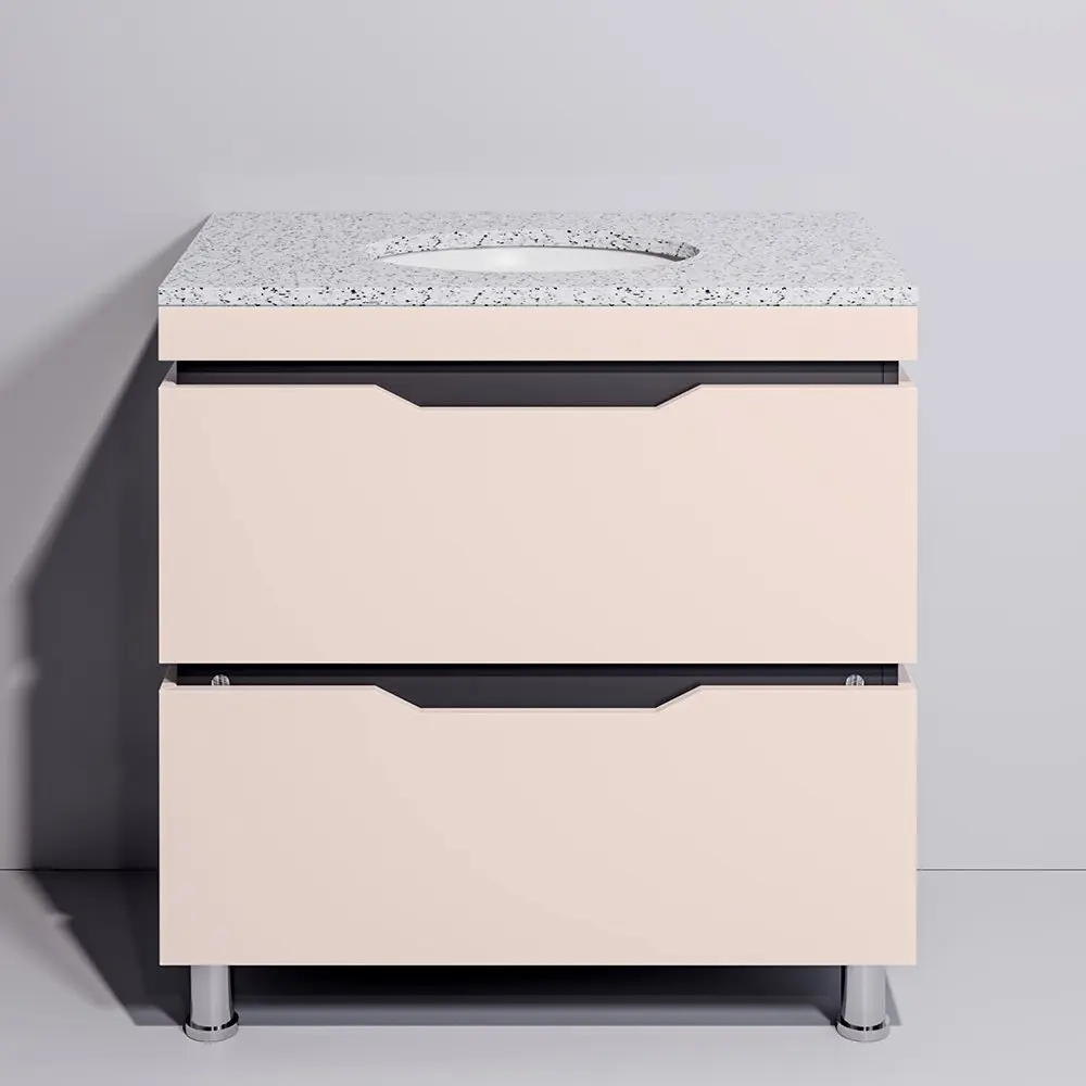 Set dulap cu lavoar Supraten Dofine 100 + GR 100 (Beige)