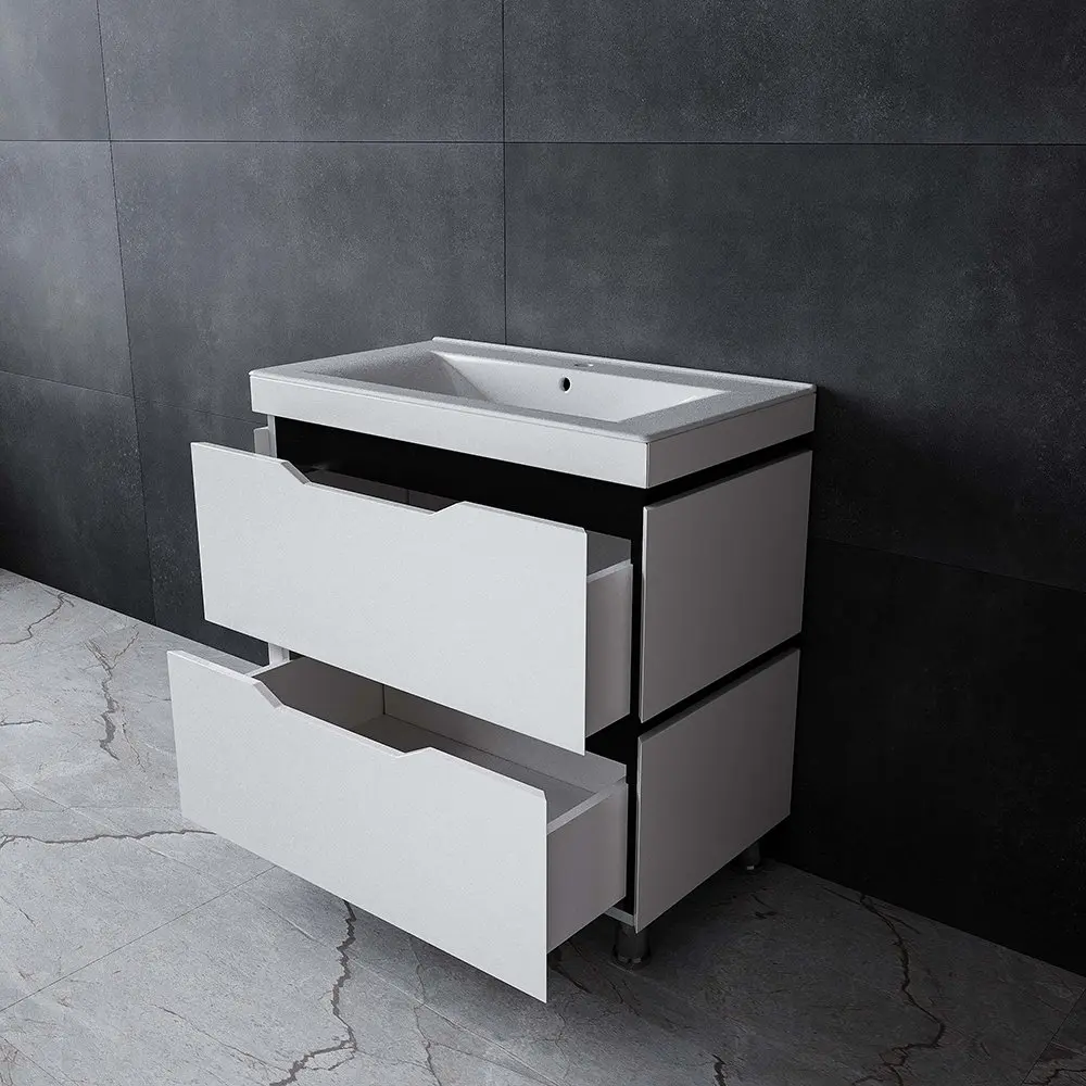 Set dulap cu lavoar Supraten Dofine 100 + TG K100 (White)