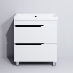 Набор тумбы с раковиной Supraten Elsass 60 + TG 8056 (White) Thumb