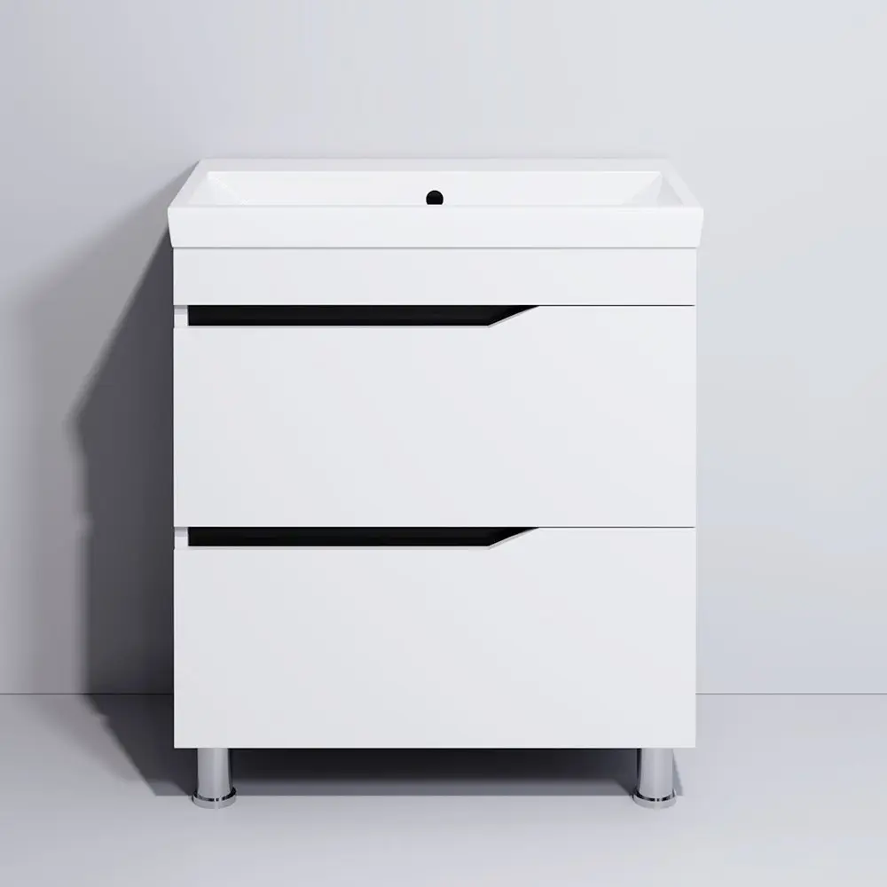 Набор тумбы с раковиной Supraten Elsass 60 + TG 8056 (White)