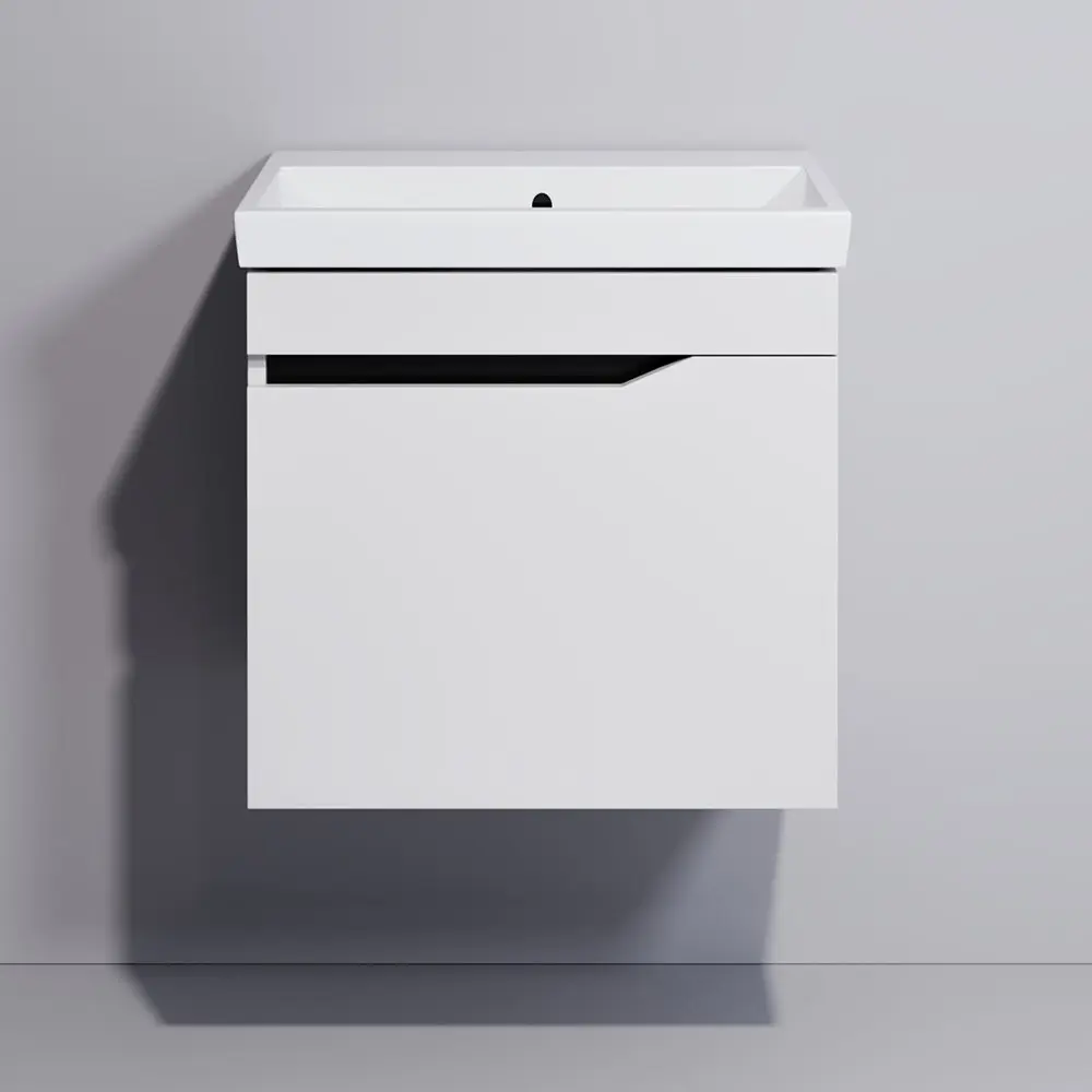 Набор тумбы с раковиной Supraten Elsass 60 +TG 8056 (White)