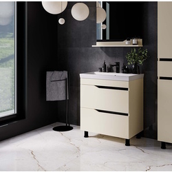 Set dulap cu lavoar Supraten Elsass 75 + TG 8057 (Beige)