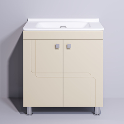 Set dulap cu lavoar Supraten Gasconi 75 + 1075 (Beige) Thumb