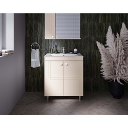 Set dulap cu lavoar Supraten Gasconi 75 + 1075 (Beige)