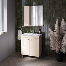 Set dulap cu lavoar Supraten Gasconi 75 + 1075 (Beige) Thumb