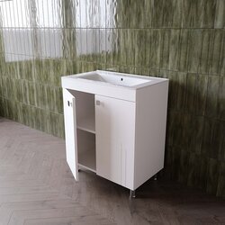 Набор тумбы с раковиной Supraten Gasconi 75 + 1075 (White) Thumb