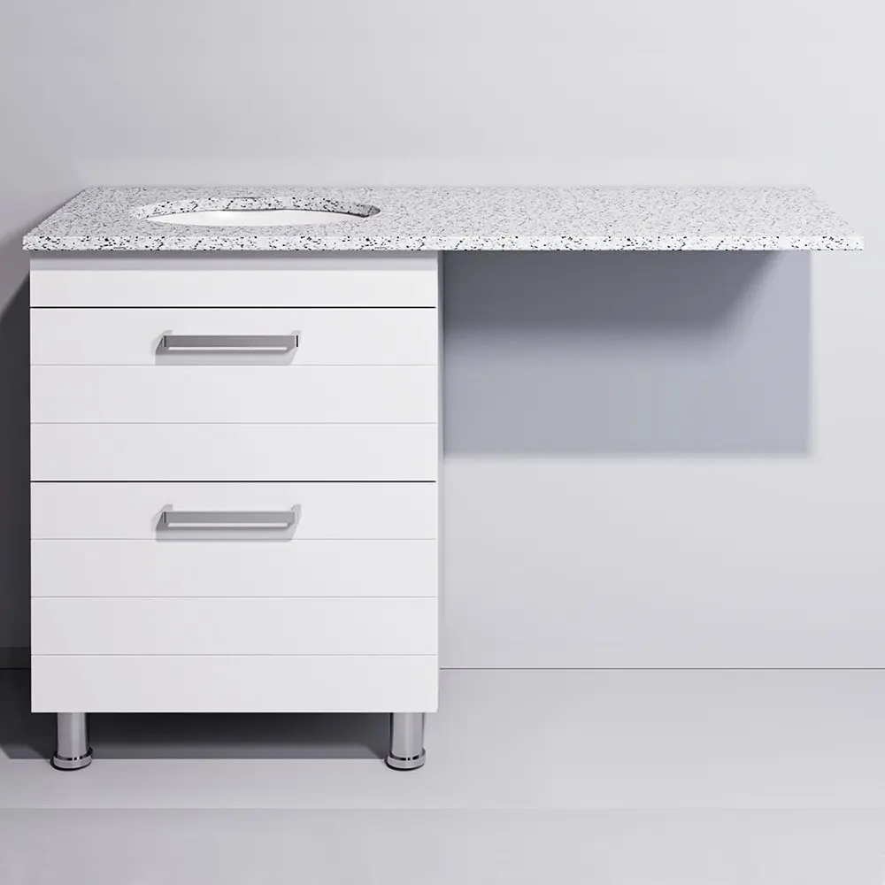 Set dulap cu lavoar Supraten Limoj 125 + GR 1250 L (White)