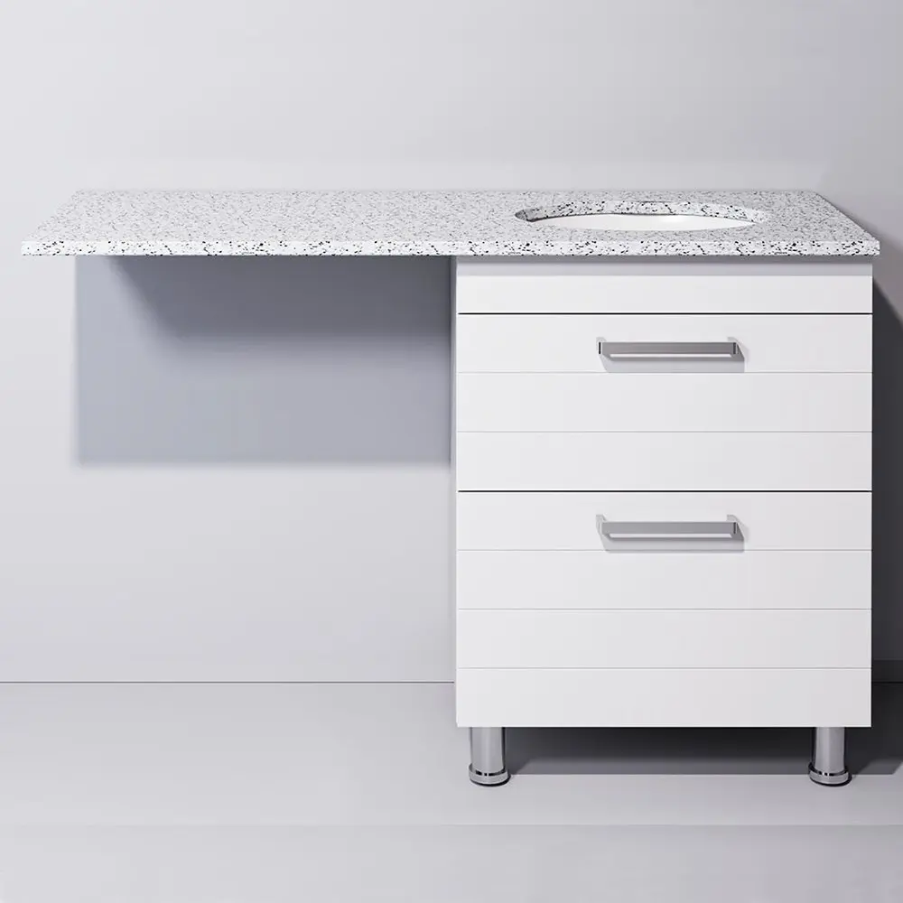 Set dulap cu lavoar Supraten Limoj 125 + GR 1250 R (White)