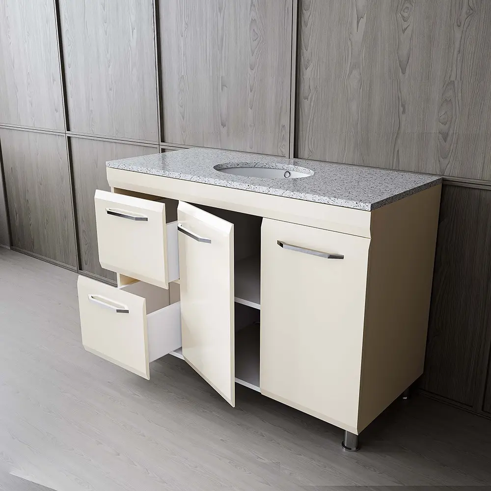 Set dulap cu lavoar Supraten Modern 120 + GR 120 (Beige)