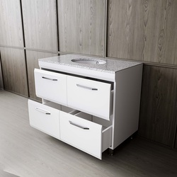 Set dulap cu lavoar Supraten Modern 120 + GR 120 (White)