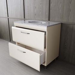 Set dulap cu lavoar Supraten Modern 85 + GR 85 (Beige)