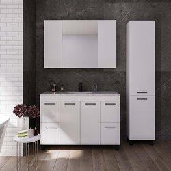 Set dulap cu lavoar Supraten Nantes 120 + GR 120 (White) Thumb