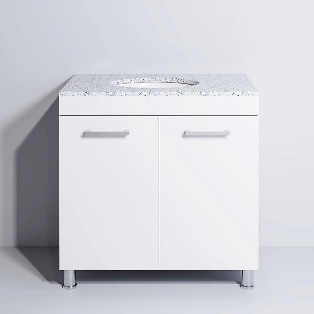 Set dulap cu lavoar Supraten Nantes 85 + GR 85 (White)