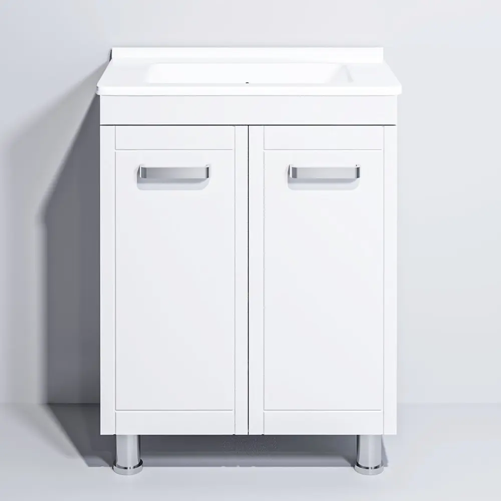 Set dulap cu lavoar Supraten Normandia 65 + Etna 1065 (White)