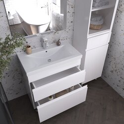 Set dulap cu lavoar Supraten Puatu 80 + Sava 2080 (White) Thumb