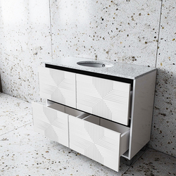 Set dulap cu lavoar Supraten Ruan 120 + GR 120 (White)