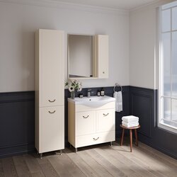 Set dulap cu lavoar Supraten Tuluza 65 + 7065 (Beige) Thumb