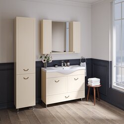 Set dulap cu lavoar Supraten Tuluza 80 + 7080 (Beige) Thumb