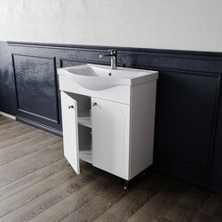 Set dulap cu lavoar Supraten Valua 75 + 7075 (White) Thumb