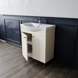 Set dulap cu lavoar Supraten Valua 90 + 7090 (Beige) Thumb