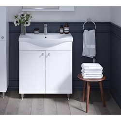 Set dulap cu lavoar Supraten Valua 90 + 7090 (White)