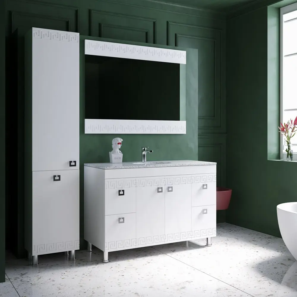 Set dulap cu lavoar Supraten Versailles 120 + GR 120 (White)