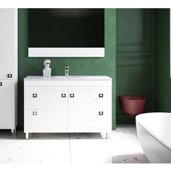 Set dulap cu lavoar Supraten Versailles 120 + GR 120 (White)