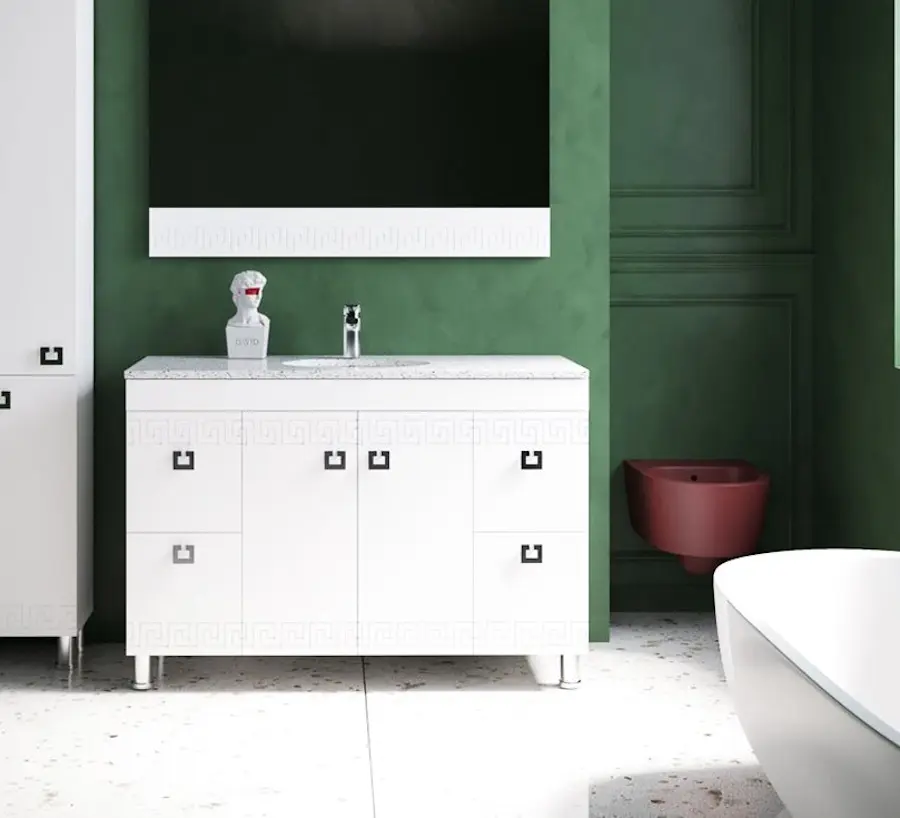 Set dulap cu lavoar Supraten Versailles 120 + GR 120 (White)