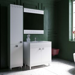 Набор тумбы с раковиной Supraten Versailles 85 + GR 85  (White) Thumb