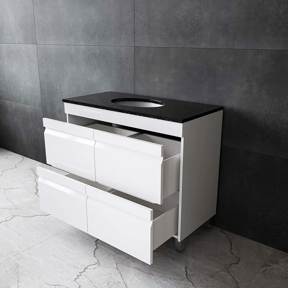 Set dulap cu lavoar Supraten Viscon 100 + GR100 (White)