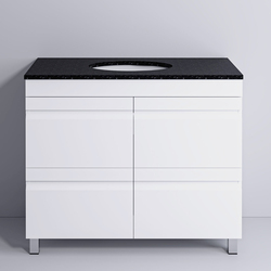 Set dulap cu lavoar Supraten Viscon 100 + GR100 (White)