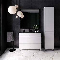 Set dulap cu lavoar Supraten Viscon 100 + GR100 (White) Thumb