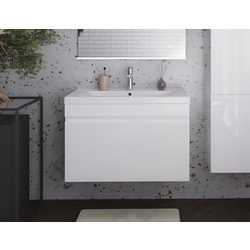 Set dulap cu lavoar Supraten Puatu 100 + 2100 (White)