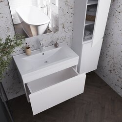 Set dulap cu lavoar Supraten Puatu 100 + 2100 (White) Thumb