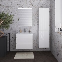 Set dulap suspendat cu lavoar Supraten Puatu 65 + 2065 (White) Thumb