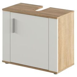 Dulap sub lavoar Tempo Kondela Lessy New 02 (Sonoma Oak/White Matt)