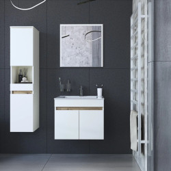 Tumba sub lavoar Tempo Kondela Choice 60 (White/Oak) Thumb