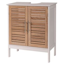 Dulap sub lavoar Tendance Stockholm (White/Natural) Thumb