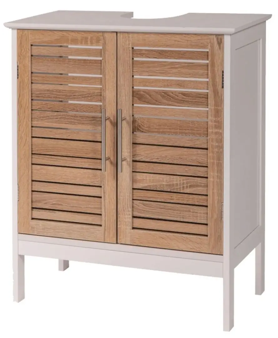 Dulap sub lavoar Tendance Stockholm (White/Natural)