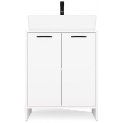 Tumba sub lavoar TopEshop Nina 2DUM (White) Thumb