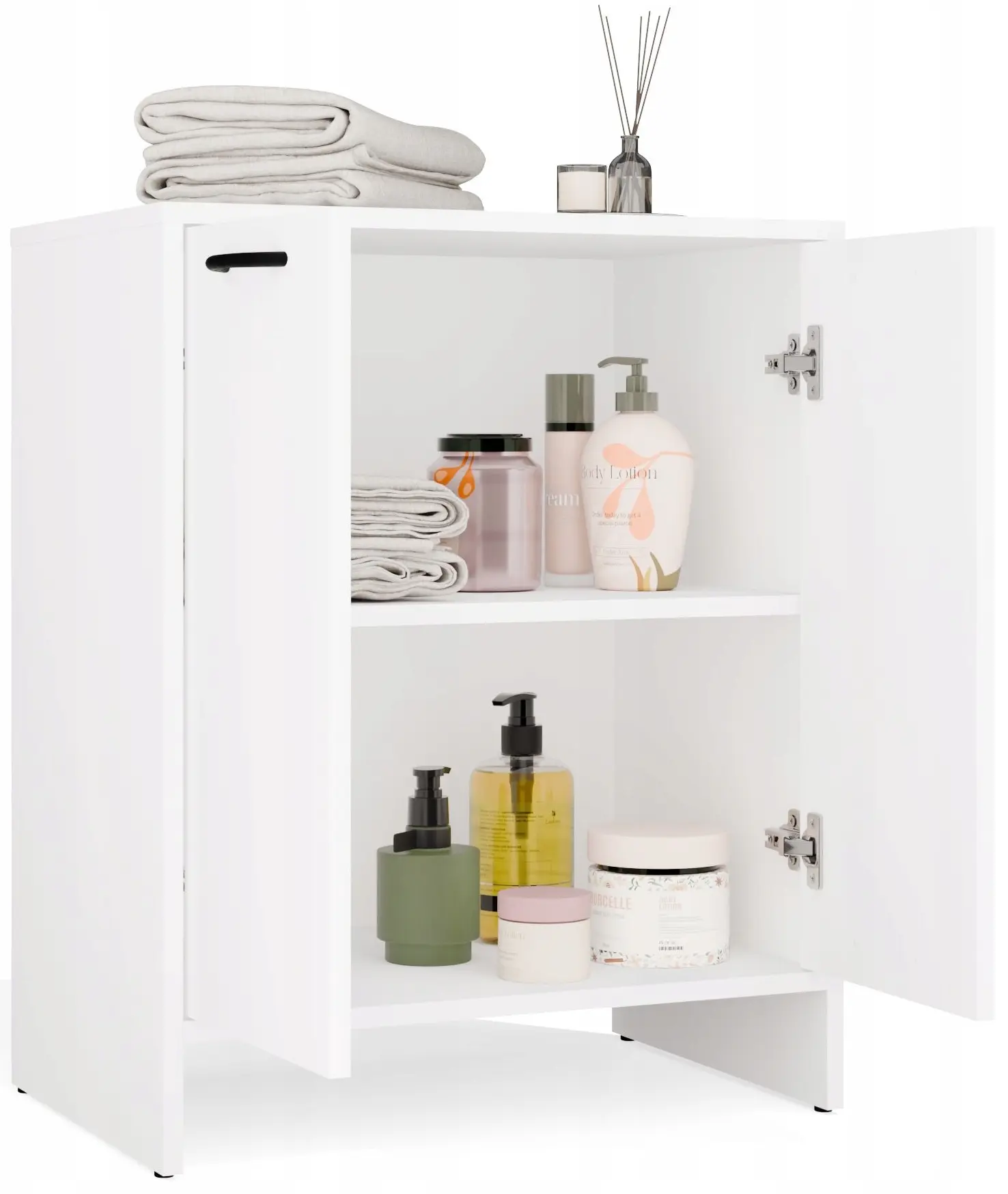 Tumba sub lavoar TopEshop Nina 2DUM (White) - 6