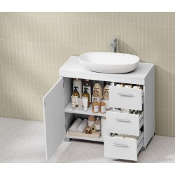 Тумба под умывальник Vasagle BBK503W10 (White) Thumb