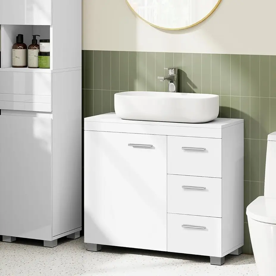 Тумба под умывальник Vasagle BBK503W10 (White)