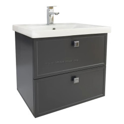 Dulap cu lavoar Vasto Furniture Alicante/Sava 2S 600mm (Anthracite)