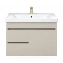 Dulap cu lavoar suspendat Vasto Furniture Angel/Sava 1U2S 800mm (Latte) Thumb