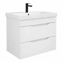 Dulap cu lavoar suspendat Vasto Furniture Print/Sava 2S 600mm (White) Thumb