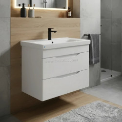 Dulap cu lavoar suspendat Vasto Furniture Print/Sava 2S 900mm (White)